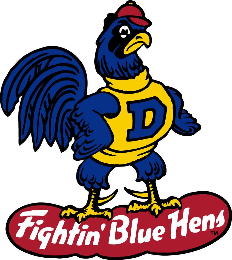 Delaware Blue Hens 1967-1987 Primary Logo diy iron on heat transfer